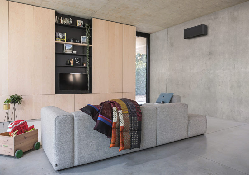 a couch in a room